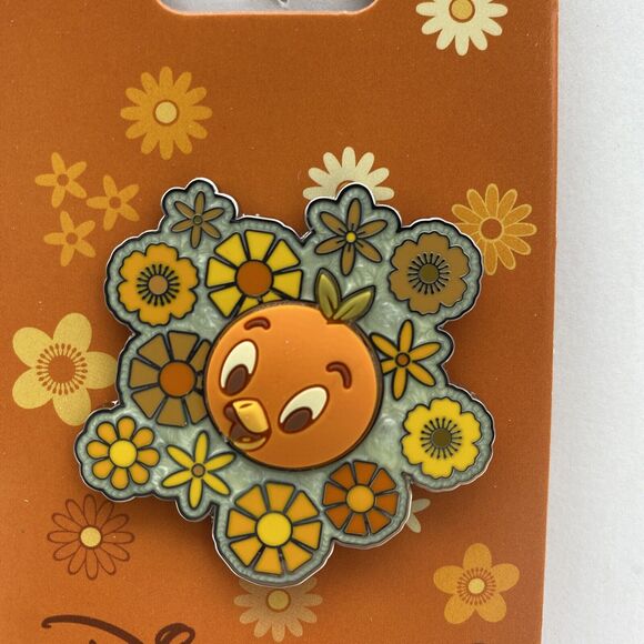 Disney World 2023 Epcot Flower & Garden Festival Orange Bird LR Parks Trading - Picture 2 of 4